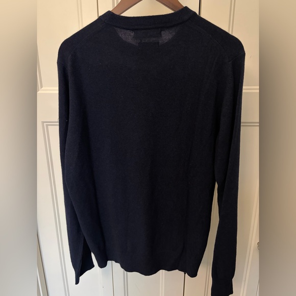 Maglificio Men's Navy Sweater. Cashmere & Wool blend - Picture 6 of 6